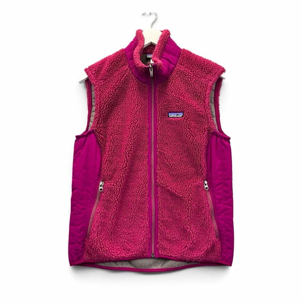Patagonia Los Gatos Women's Full Zip Vest Pink Purple Size L